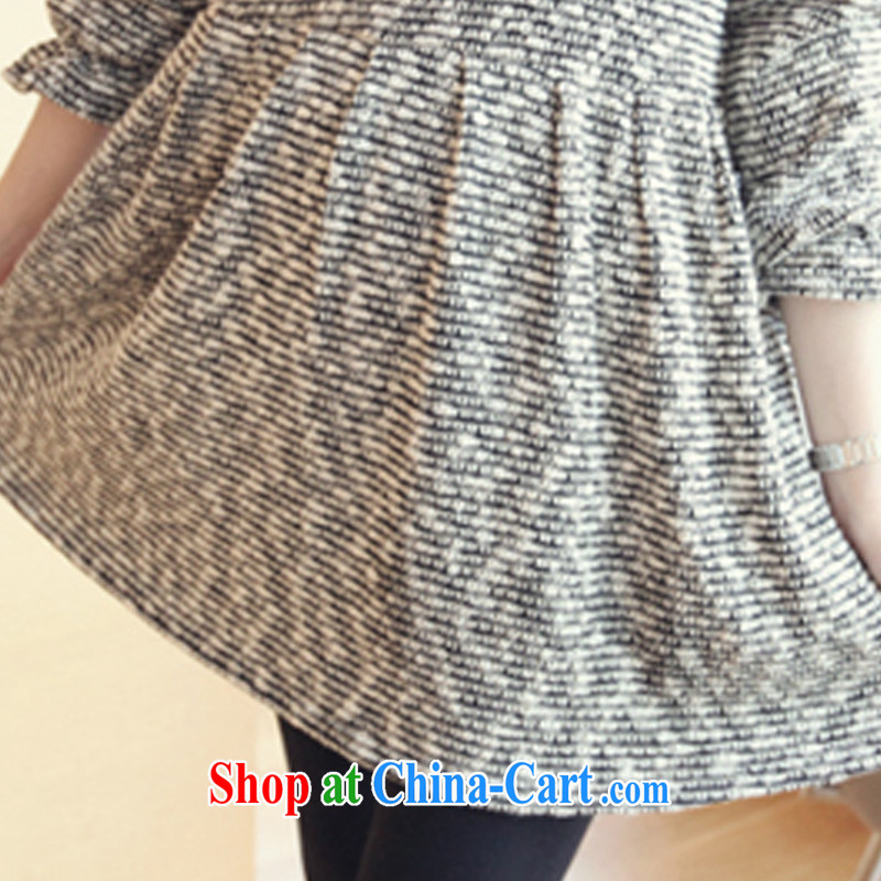 Yu Cisco's 2015 Spring and Autumn new female Korean version loose the code pregnant women knitting dress high waist leisure fashion 100 ground thick sister 125 #picture color XL feathers, Cisco, and shopping on the Internet