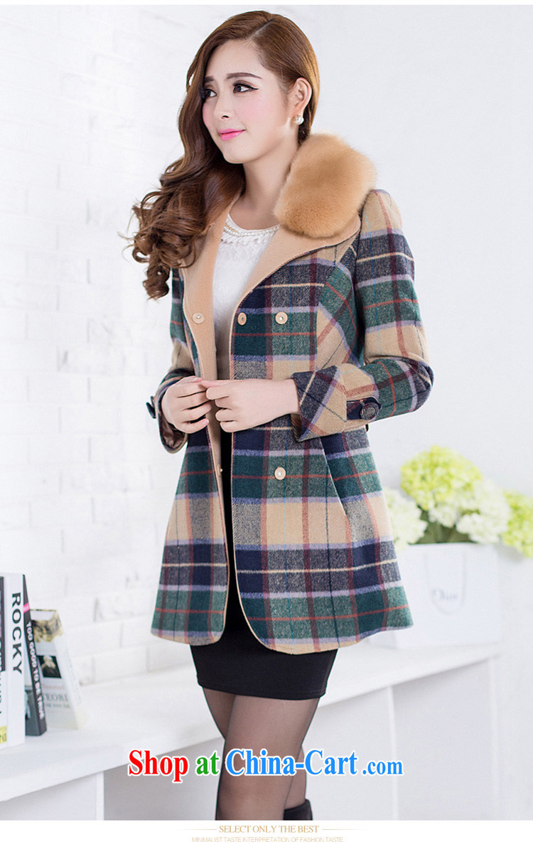2014 autumn and winter and replace the code female Korean version is indeed the XL cashmere overcoat thick MM Sau San video thin thick sister so gross coat jacket thick red plus cotton M pictures, price, brand platters! Elections are good character, the national distribution, so why buy now enjoy more preferential! Health