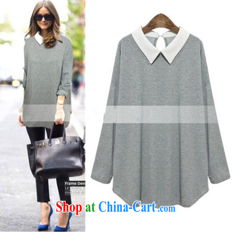 Flexible early spring and autumn 2015, thick MM long, loose the fat increase 200 Jack large code-knitted T-shirt long-sleeved cardigan leave of two T-shirt light gray xxxxxL pictures, price, brand platters! Elections are good character, the national distribution, so why buy now enjoy more preferential! Health