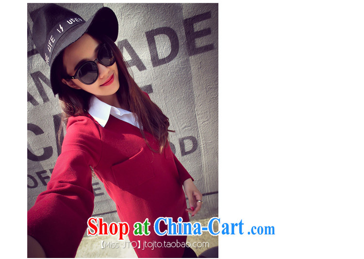 Feng Lin Guo 2015 winter clothes new and indeed XL T shirts thick sister leave two warm solid shirt big red code L pictures, price, brand platters! Elections are good character, the national distribution, so why buy now enjoy more preferential! Health