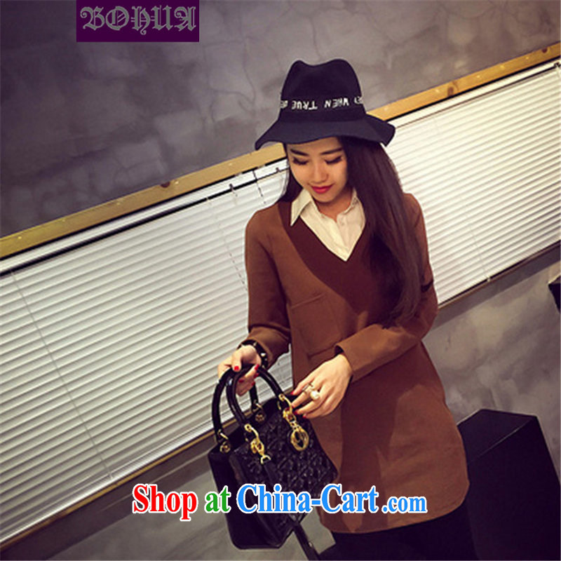 Feng Lin Guo 2015 winter clothes new and indeed XL T shirts thick sister leave two warm solid T-shirt large red code L, Feng Lin, Fenglianguo), online shopping