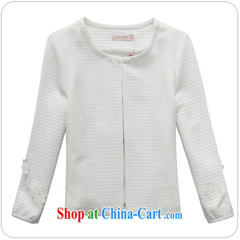The package mail and ventricular hypertrophy, spring loaded Small jacket dress shawl OL small fragrant wind lady long-sleeved short jacket, MM thick cardigan small jacket anti-white 3XL approximately 160 - 180 jack, land is still the garment, shopping on the Internet