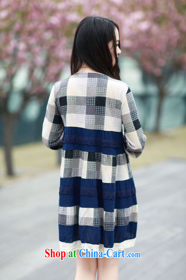 The Zaytun Unit, 2105 new spring and summer with Korean grid stitching cuffs large Code women's clothing dresses HTY 3979 red XXL pictures, price, brand platters! Elections are good character, the national distribution, so why buy now enjoy more preferential! Health