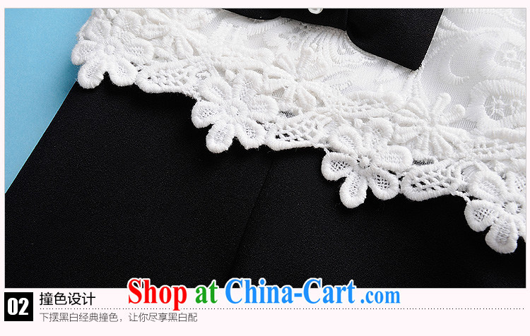 The e-mail package 2015 new spring Korean elegant black-and-white spell-color lace dress XL cuff in temperament OL graphics thin lady short skirt white pre-sale 25 shipping 4 XL pictures, price, brand platters! Elections are good character, the national distribution, so why buy now enjoy more preferential! Health