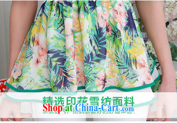 The package mail 2015 spring new resort snow woven shirts lace horn cuff in floral stamp T-shirt beach shirt XL small shirt lady green 4 XL approximately 165 - 180 Jack pictures, price, brand platters! Elections are good character, the national distribution, so why buy now enjoy more preferential! Health