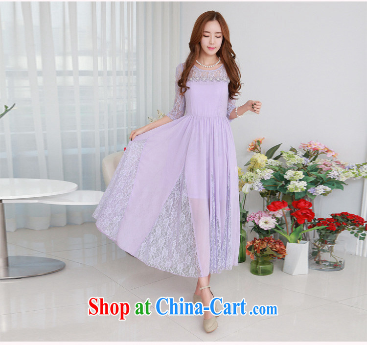 Thin (NOS) new Korean version the code lace stitching snow woven graphics thin dress with skirt Q 983,321 Black Large Number 4 XL 175 Jack left and right pictures, price, brand platters! Elections are good character, the national distribution, so why buy now enjoy more preferential! Health