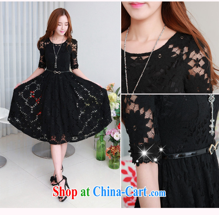 NOS Korean version of the greater code dress dresses beauty graphics thin lace stamp large skirt 3 piece set Q 983,331 black, vest dress + belt large code 4 XL 175 Jack left and right pictures, price, brand platters! Elections are good character, the national distribution, so why buy now enjoy more preferential! Health