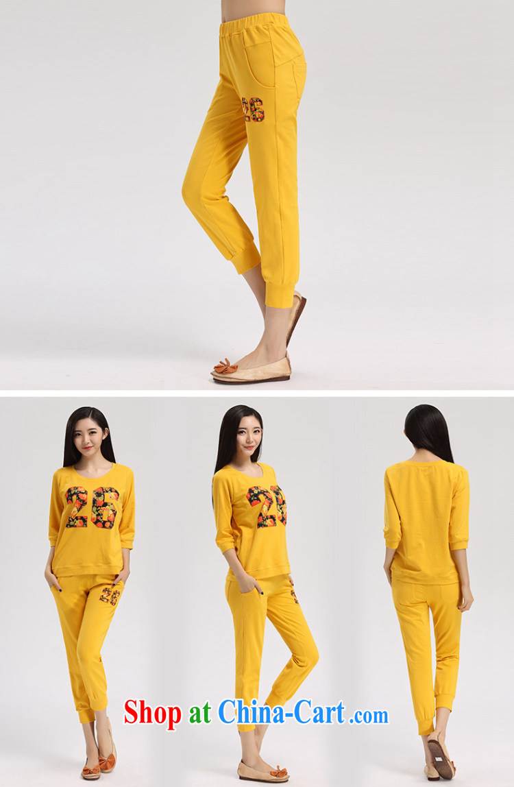 Water with larger female Korean tension spring leisure 9 pants female castor hushing pant S CL 15 4500 flower gray M pictures, price, brand platters! Elections are good character, the national distribution, so why buy now enjoy more preferential! Health