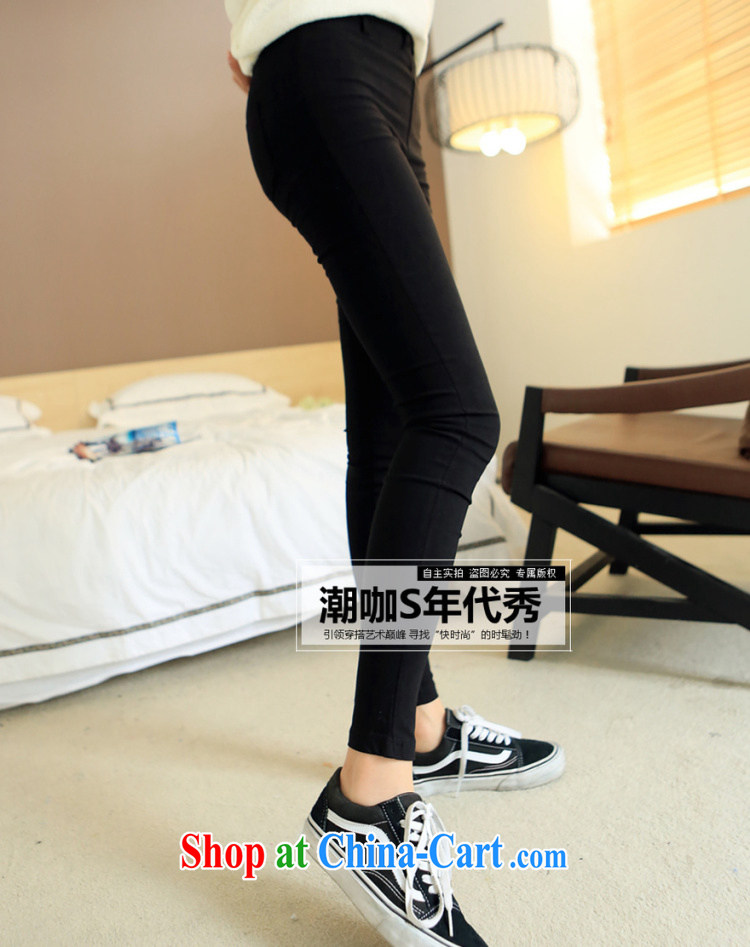 Mine music 2015 spring and summer new and indeed XL thick MM 200 Jack spring Korean solid pants pants women 2178 black 3 XL pictures, price, brand platters! Elections are good character, the national distribution, so why buy now enjoy more preferential! Health
