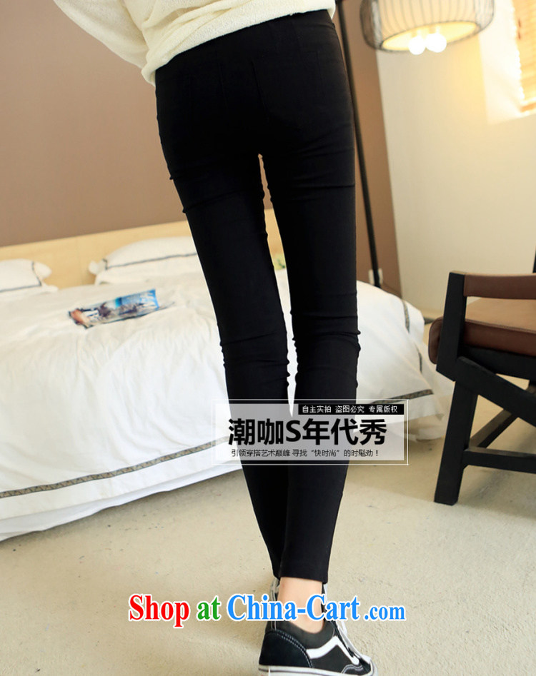 Mine music 2015 spring and summer new and indeed XL thick MM 200 Jack spring Korean solid pants pants women 2178 black 3 XL pictures, price, brand platters! Elections are good character, the national distribution, so why buy now enjoy more preferential! Health