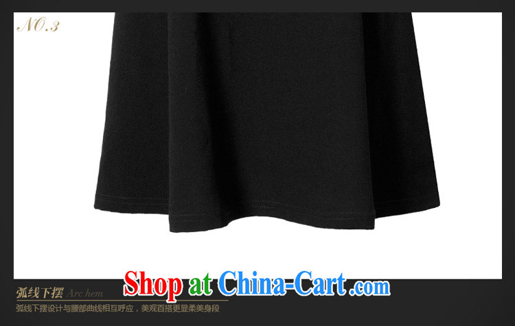 Colorful, larger female 2015 spring new thick mm stylish beauty simple graphics thin dresses C 8023 black 3 XL pictures, price, brand platters! Elections are good character, the national distribution, so why buy now enjoy more preferential! Health