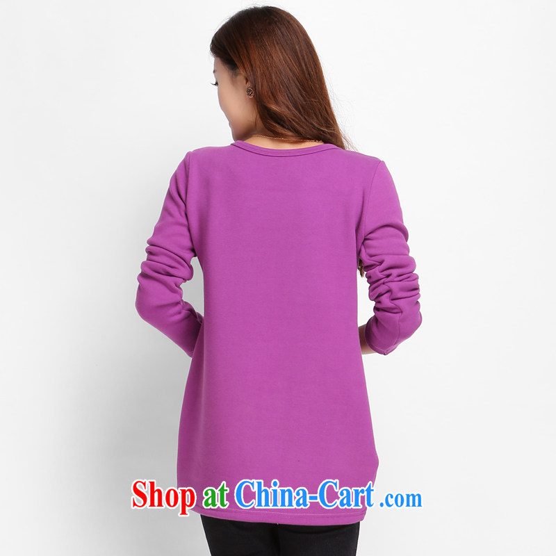 Laurie rose, 2015 the code spring T shirt T-shirt and indeed increase, female 200 Jack fat people graphics thin sweater girl 8015 purple 6 XL, Shani flower (Sogni D'oro), and shopping on the Internet