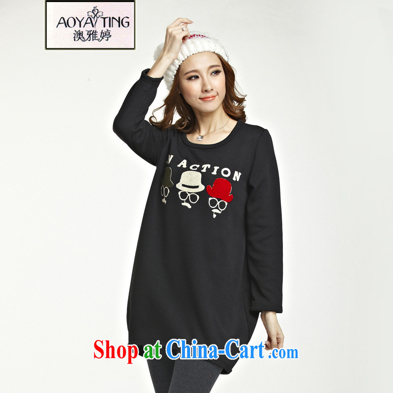 o Ya-ting and indeed increase, female, long sweater girl thicken the lint-free cloth solid T-shirt was not lint-free cloth long-sleeved T-shirt 5090 moustache, gray XL recommends that you 138 - 165 jack, O Ya-ting (aoyating), shopping on the Internet
