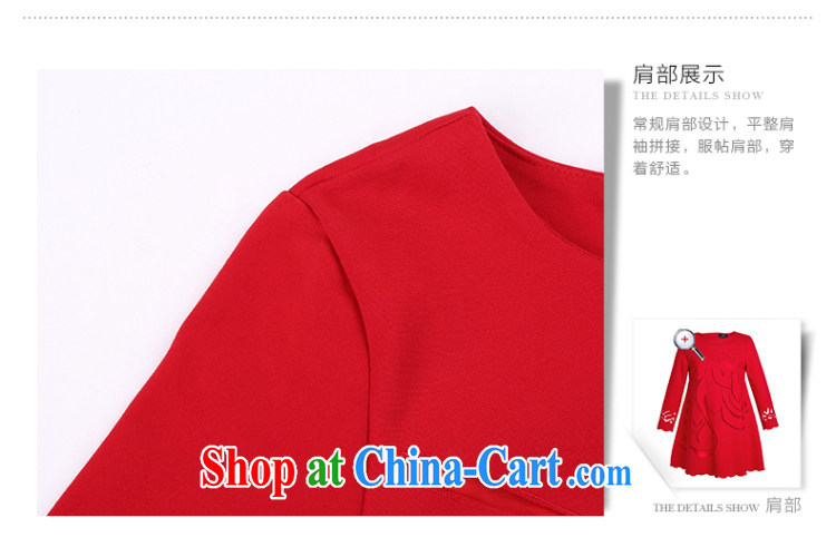 The Mak larger women 2015 spring new thick mm stylish pure color is not rules dress 951101855 red 6 XL pictures, price, brand platters! Elections are good character, the national distribution, so why buy now enjoy more preferential! Health