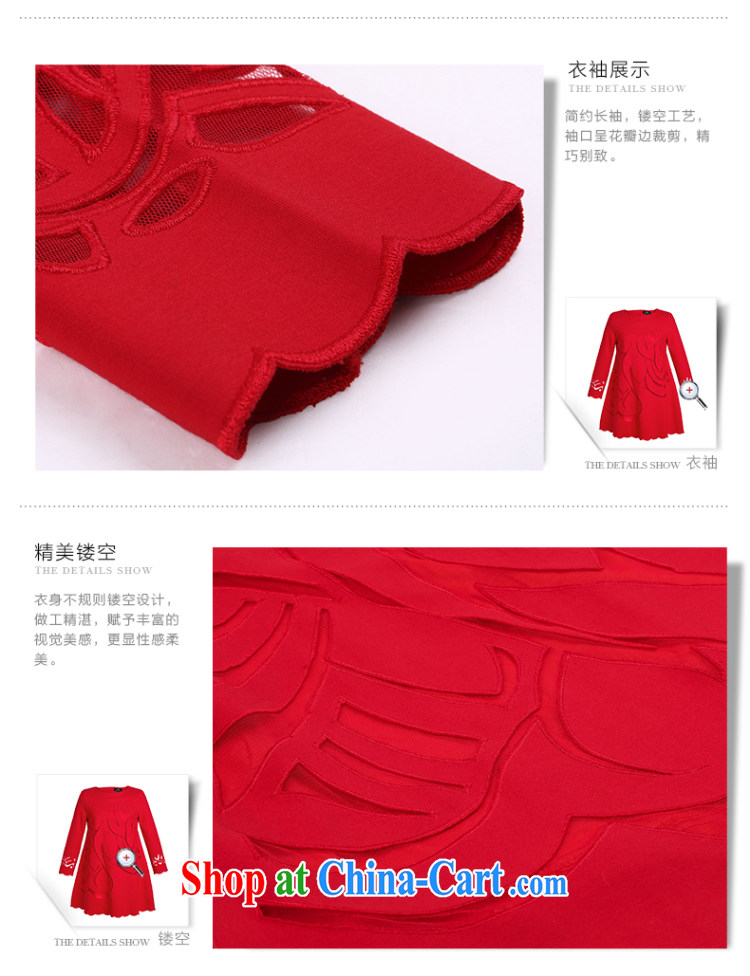 The Mak larger women 2015 spring new thick mm stylish pure color is not rules dress 951101855 red 6 XL pictures, price, brand platters! Elections are good character, the national distribution, so why buy now enjoy more preferential! Health