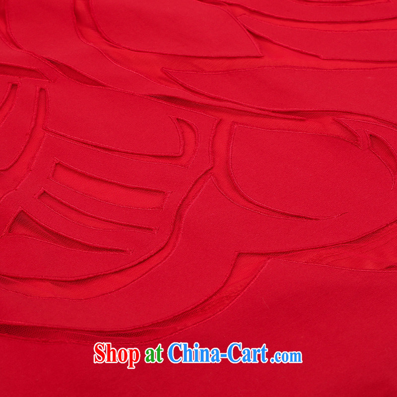The Mak is the female 2015 spring new thick mm stylish pure color is not rules dress 951101855 red 6 XL, former Yugoslavia, Mak, and shopping on the Internet