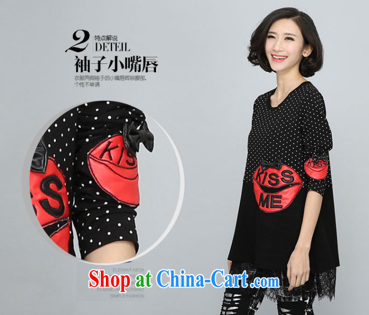 2015 spring mm thick lace small shirts and indeed XL female graphics thin winter clothes long, thick sister solid shirt thick mm and indeed intensify, solid black shirt XXXXL pictures, price, brand platters! Elections are good character, the national distribution, so why buy now enjoy more preferential! Health