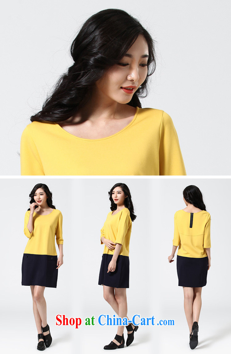 Water with larger female thick mm spring new 2015 Korean version of 5 sense in cuff dress S CY 15 in 4655 Wong XXL pictures, price, brand platters! Elections are good character, the national distribution, so why buy now enjoy more preferential! Health