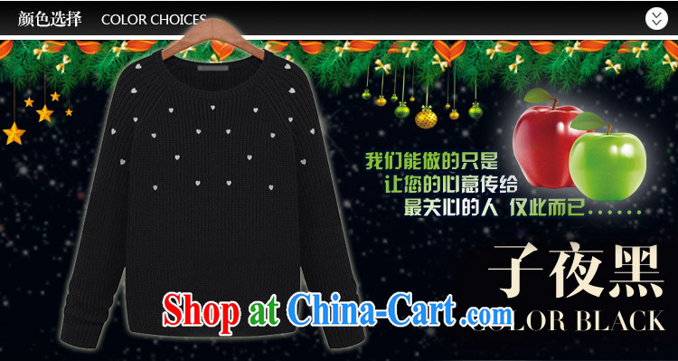Elizabeth City Winter 2015, Korean version of the greater code stylish 100 ground Sweater Knit sweater 6160 Midnight Black L pictures, price, brand platters! Elections are good character, the national distribution, so why buy now enjoy more preferential! Health