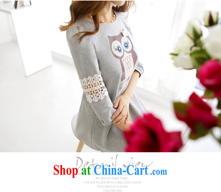 Yao her 2015 spring new cute cartoon stamp T shirts loose larger sweet Openwork pregnant women with T-shirt lace stitching thick MM solid shirt pink XL pictures, price, brand platters! Elections are good character, the national distribution, so why buy now enjoy more preferential! Health