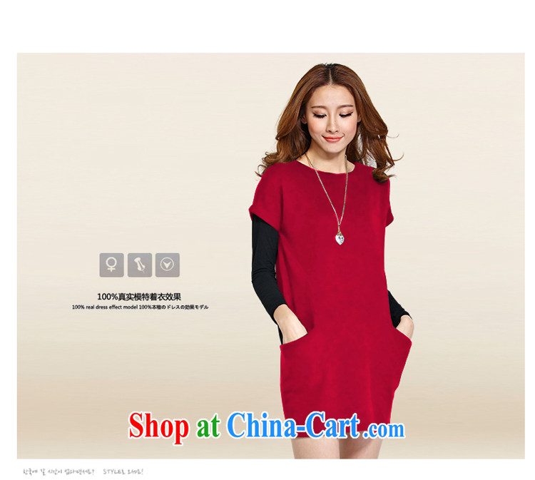 Szili and Macedonia is indeed increasing, female 2015 spring new thick mm stylish long-sleeved two-piece with a skirt thick sister leisure loose large pocket short skirt maroon XXXXL pictures, price, brand platters! Elections are good character, the national distribution, so why buy now enjoy more preferential! Health