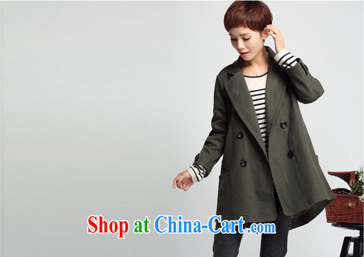 2015 new autumn Korean version 7 cuff-yi, thick MM the fat girl jacket double-middle-aged female walnut XL pictures, price, brand platters! Elections are good character, the national distribution, so why buy now enjoy more preferential! Health