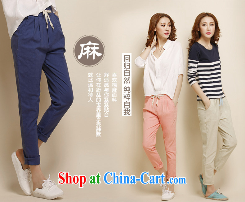 MissDonut 2015 spring new, larger female Korean version stylish Casual Trousers cotton the Commission, Ms. pants, trousers denim blue large code 3XL pictures, price, brand platters! Elections are good character, the national distribution, so why buy now enjoy more preferential! Health