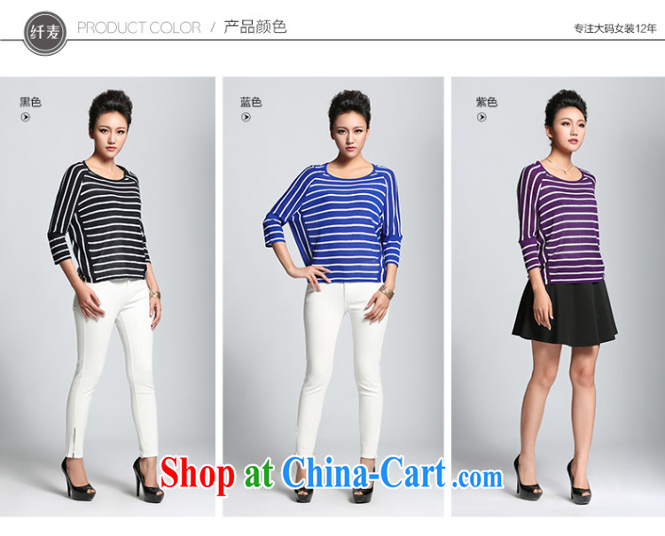 The Mak larger women 2015 spring new thick mm stylish stripes stitching knitted shirts 951361191 black 3 XL pictures, price, brand platters! Elections are good character, the national distribution, so why buy now enjoy more preferential! Health