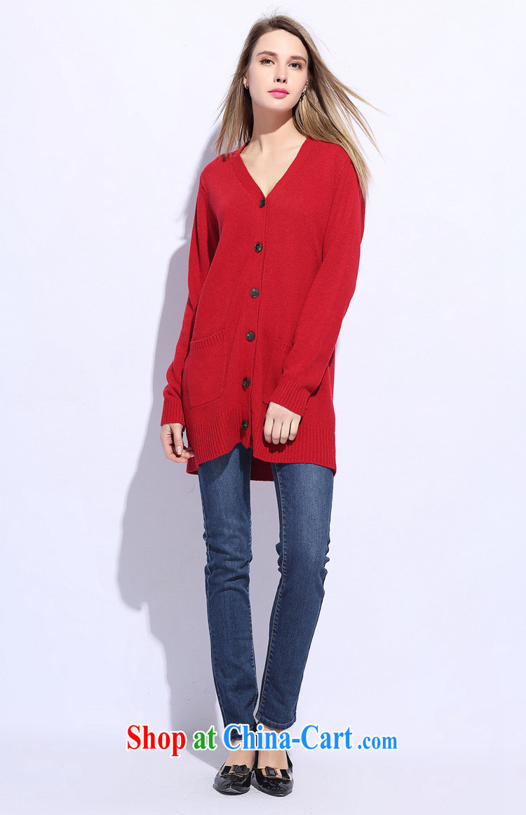 The delivery package as soon as possible by the European site spring OLV collar knit shirts jacket thick mm XL long-sleeved, long jacket, cardigan red thick sister light gray 5 XL approximately 190 - 210 Jack pictures, price, brand platters! Elections are good character, the national distribution, so why buy now enjoy more preferential! Health