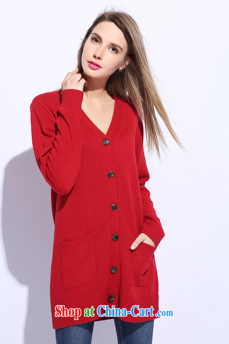The delivery package as soon as possible by the European site spring OLV collar knit shirts jacket thick mm XL long-sleeved, long jacket, cardigan red thick sister light gray 5 XL approximately 190 - 210 Jack pictures, price, brand platters! Elections are good character, the national distribution, so why buy now enjoy more preferential! Health