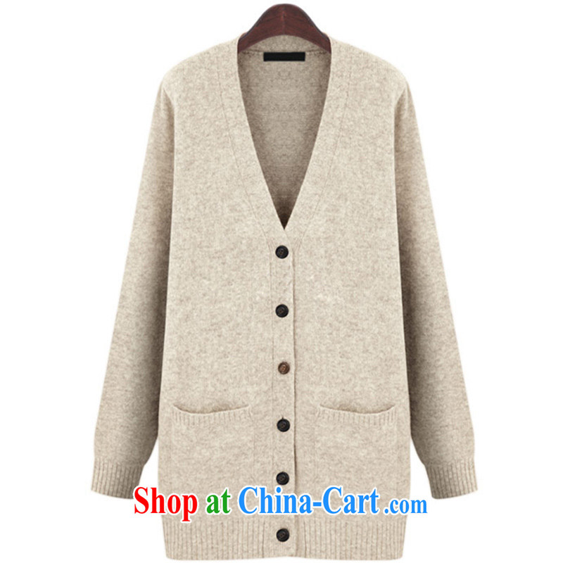 The delivery package as soon as possible by the European site spring OLV collar knit shirts jacket thick mm XL long-sleeved, long jacket, cardigan red thick sister light gray 5 XL approximately 190 - 210 jack, land is still the garment, and shopping on the Internet