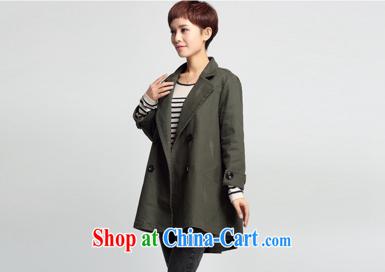 Who is Diana 2015 spring new female, long jacket, Korean version of the greater, female, thick MM windbreaker army green XXL pictures, price, brand platters! Elections are good character, the national distribution, so why buy now enjoy more preferential! Health