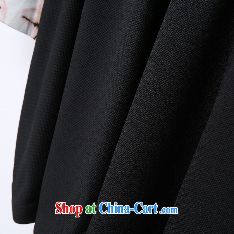 Yi express 2015 the code female spring mm thick rainy day the doll for long-sleeved dresses video thin E 2202 black 4XL clothing, express (ekdi), shopping on the Internet