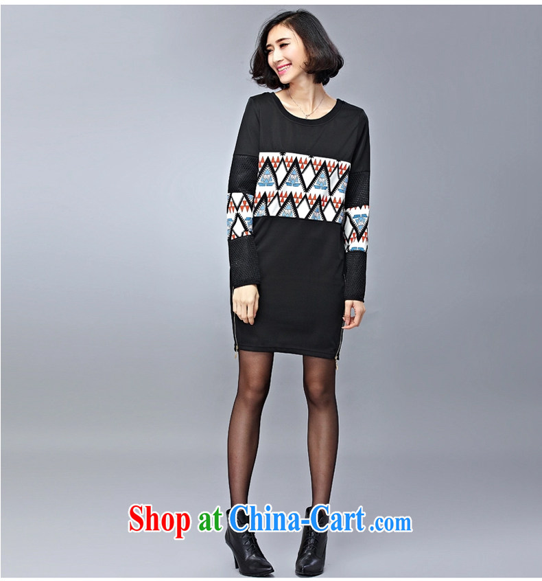 Memnarch's flower, spring 2015, Korean thick mm package and stamp duty round-collar long-yi, female dresses women 8079 black L pictures, price, brand platters! Elections are good character, the national distribution, so why buy now enjoy more preferential! Health