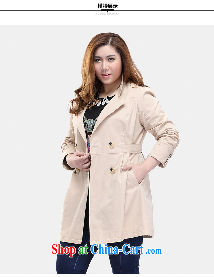 Slim LI Sau 2015 spring new, larger female European won the lapel, long, 7 sub-cuff beauty double-wind jacket Q 7002 black L pictures, price, brand platters! Elections are good character, the national distribution, so why buy now enjoy more preferential! Health