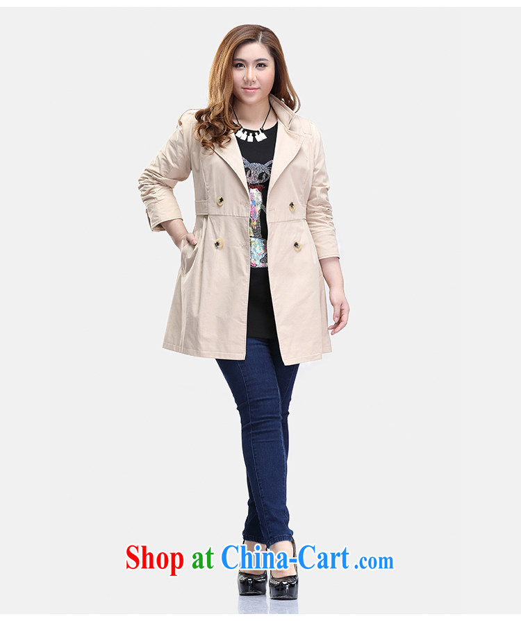 Slim LI Sau 2015 spring new, larger female European won the lapel, long, 7 sub-cuff beauty double-wind jacket Q 7002 black L pictures, price, brand platters! Elections are good character, the national distribution, so why buy now enjoy more preferential! Health