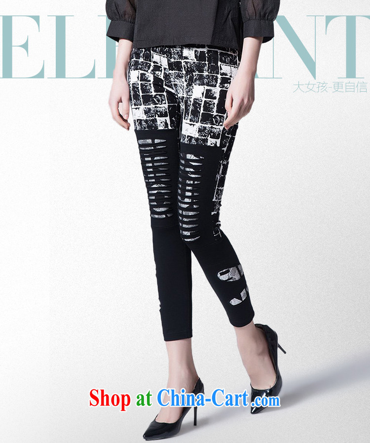 Yi express 2015 spring mm thick waist in biological Empty burning a larger pants castor pants graphics thin solid long pants E 2214 black 3 XL pictures, price, brand platters! Elections are good character, the national distribution, so why buy now enjoy more preferential! Health