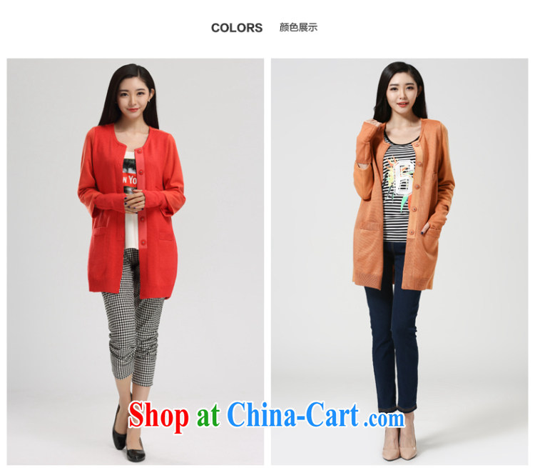 Water was increased, women spring 2015 new, long, knitted sweater jacket, cardigan S CJ 15 4492 light new orange XXL pictures, price, brand platters! Elections are good character, the national distribution, so why buy now enjoy more preferential! Health