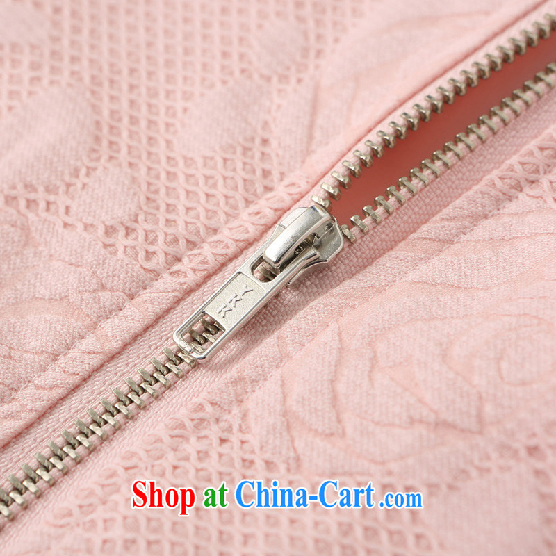 Water itself is indeed the greater female 2015 spring new Korean baseball uniform female light jacket short S CJ 15 4511 honey peaches toner XXL, the water itself (SHUIMIAO), online shopping