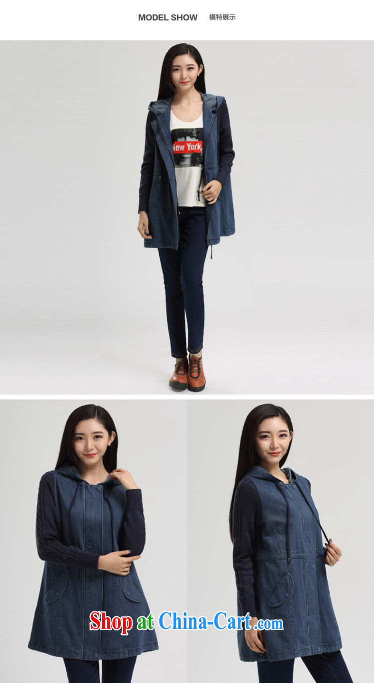 Water by 2015 new Korean female, long jeans cap windbreaker thick mm larger jacket S CJ 15 4686, possession XXL pictures, price, brand platters! Elections are good character, the national distribution, so why buy now enjoy more preferential! Health