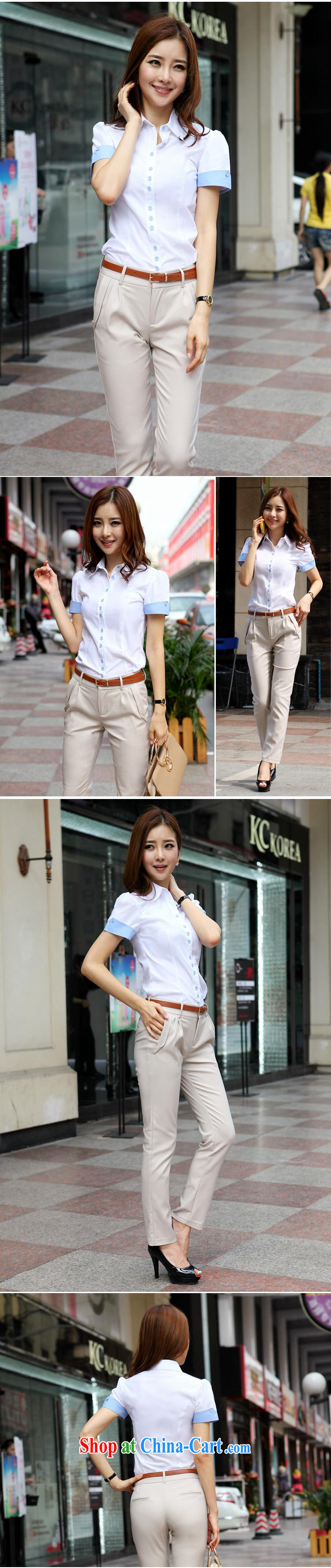 Rep. Kim pure cotton white shirt, cultivating graphics thin bow-tie female professional kit with autumn new long-sleeved T-shirt White - short-sleeved 5 XL pictures, price, brand platters! Elections are good character, the national distribution, so why buy now enjoy more preferential! Health