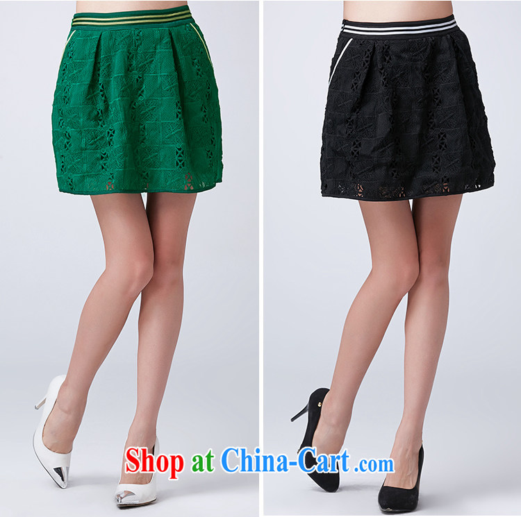cheer for spring new products, female Korean version and indeed intensify embroidered short skirts thick MM graphics thin beauty body skirt Item No. 2608 black 4XL pictures, price, brand platters! Elections are good character, the national distribution, so why buy now enjoy more preferential! Health