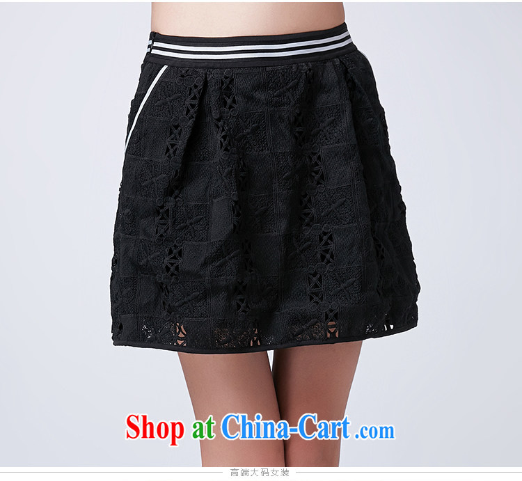 cheer for spring new products, female Korean version and indeed intensify embroidered short skirts thick MM graphics thin beauty body skirt Item No. 2608 black 4XL pictures, price, brand platters! Elections are good character, the national distribution, so why buy now enjoy more preferential! Health