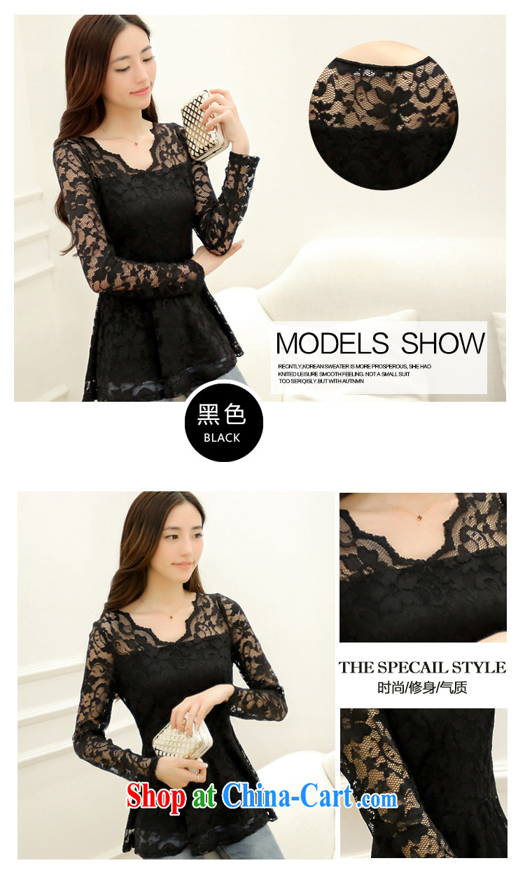 Pixel girl workshop 2015 spring and summer with new female lace Openwork shirt solid shirt girls long-sleeved lace snow woven shirts 8015 green XXL pictures, price, brand platters! Elections are good character, the national distribution, so why buy now enjoy more preferential! Health
