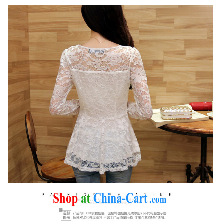 Pixel girl workshop 2015 spring and summer with new female lace Openwork shirt solid shirt girls long-sleeved lace snow woven shirts 8015 green XXL pictures, price, brand platters! Elections are good character, the national distribution, so why buy now enjoy more preferential! Health