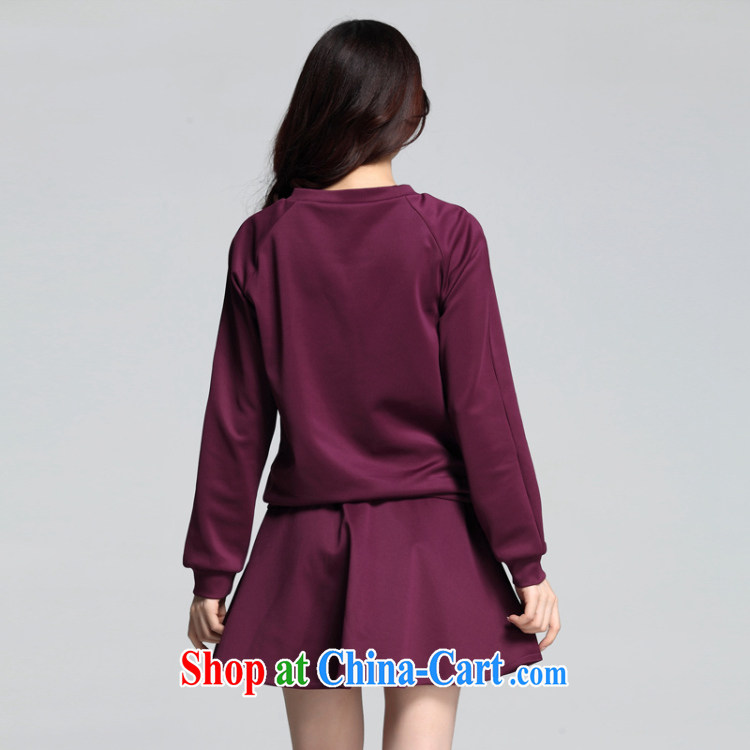 Land is the Yi 2015 spring new large, female fat people dress graphics thin stylish shaggy dress bat long-sleeved Kit two-piece dress 3667 purple 4 XL recommendations 165 - 180 Jack pictures, price, brand platters! Elections are good character, the national distribution, so why buy now enjoy more preferential! Health