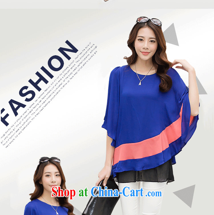 ZORMO spring 2015 new Korean women mm thick and fat XL snow woven shirts knocked color King cloak shirt royal blue XXXL pictures, price, brand platters! Elections are good character, the national distribution, so why buy now enjoy more preferential! Health