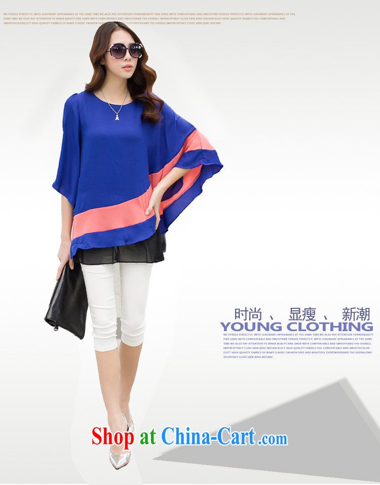 ZORMO spring 2015 new Korean women mm thick and fat XL snow woven shirts knocked color King cloak shirt royal blue XXXL pictures, price, brand platters! Elections are good character, the national distribution, so why buy now enjoy more preferential! Health