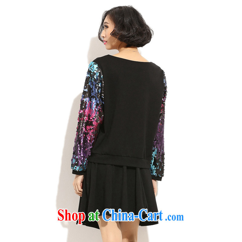 Director of the Advisory Committee 2015 spring new Korean fashion loose XL female Two-piece with solid long-sleeved T-shirt-black skirt loose all code brassieres tile 106, made the Advisory Committee (mmys), and, on-line shopping