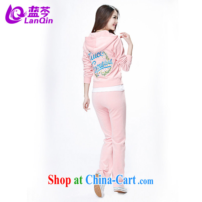 The Superintendent 2015 autumn and winter new sportswear sweater Womens velvet sport and leisure service package the code women XL Pink, Blue Superintendent (lanqin), online shopping